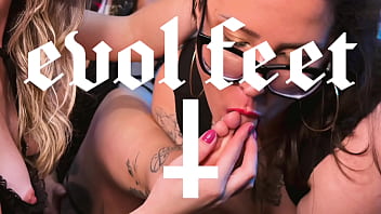 Preview 1 of Lesbiand - My Kinky Whore Learning To Lick Toes