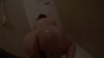 Preview 2 of Sxs Prom Hd - Marcy Diamond getting fucked with a beer bottle in the shower