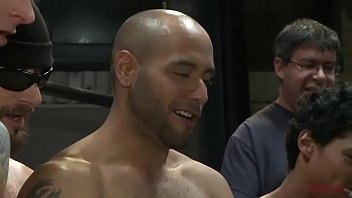Preview 4 of Sister Potty Fuck Brother - bound gay gangbang