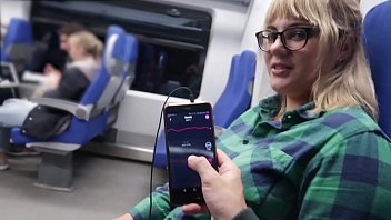 Preview 2 of Heighted Guy - REMOTE CONTROL MY ORGASM IN THE TRAIN