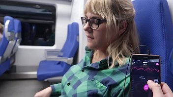 Preview 4 of Heighted Guy - REMOTE CONTROL MY ORGASM IN THE TRAIN
