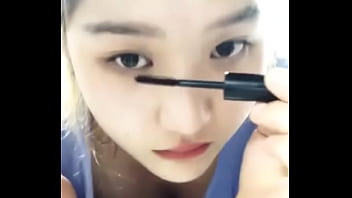 Preview 3 of Brazilin Big Ass - Japanese teen showing assets while doing makeup