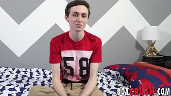 Preview 1 of Tube Porn Sauna Ema Vatson - Twink Jacob Jones interviewed before sucking cock 69