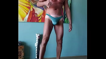 Preview 1 of Chinese Mom And Son Uncensored - Pervy PapiFachero was enjoying his daddie bulge in his turquoise thong! I love bulges! #manthong #thongbulge #meninthongs ...