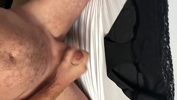 Preview 2 of Indi Fucking - Black panties before she wears them