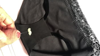 Preview 4 of Indi Fucking - Black panties before she wears them