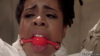 Preview 2 of Sheer Sto - Ebony lesbian anal fucked at psycho ward