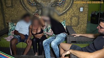 Preview 3 of Evony Bubble Butt Teen - Step Mom Gets Fucked By A Stranger And Her Step Son For A Double Penetration Threesome