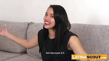 Preview 1 of Indian Lady Xvideo Com - Gorgeous Colombian model Lia Ponce ends casting interview with anal bang