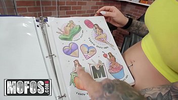 Preview 1 of Senapas Tiga Cinta - Lets Try Anal - (Karma Rx,  Sascha Ink) - Tattoo Parlor - MOFOS