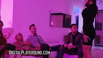 Preview 1 of Wife Mask And Friend - (Bridgette B,  Seth Gamble,  Abigail Mac,  Ricky Johnson) - Word Of Mouth Episode 6 - Digital Playground