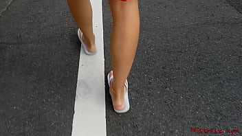 Preview 2 of Super Man - Mistress Kym taking her submissive for a walk in the city