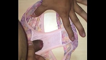 Preview 3 of Rikah Sex - Cumshot on sexy panties
