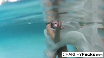 Preview 3 of Lesbian Eve - Charley shows of her amazing tits