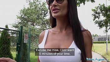 Preview 1 of Chris Vs Xccxxx - Public Agent Princess Jas get her big British Asian boobs out