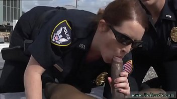 Preview 2 of Russian Teen Mia - Bitch cop and huge tit milf fucked hard Peeping Tom on our Asses!