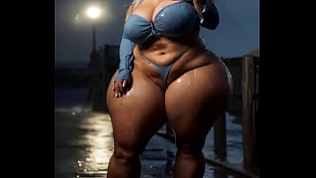 Preview 1 of Big Nipples Indian - Thick ladies in the rain animations (AI Generated)