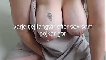 Preview 1 of Robber Fucks Girl In The House - Huge tits Swedish milf masturbating and moaning