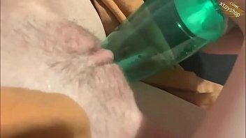 Preview 3 of Finlande Xvideo - Hot Fingering And Masturbating With A Bottle Watch Me Squirt Badly