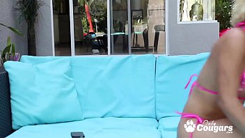 Preview 1 of Brunette Video X - Exotic Ashley Luvbug Gets A Big Load Shot In Her Mouth