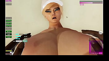 Preview 2 of Camkittys Brush - Blonde girls with old man