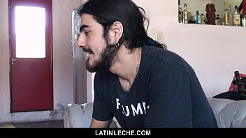 Preview 3 of B For Bum - LatinLeche - Cute Latino Hipster Gets A Sticky Cum Facial