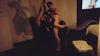 Preview 1 of First Time In Anal - Gimiendo en columpio de motel
