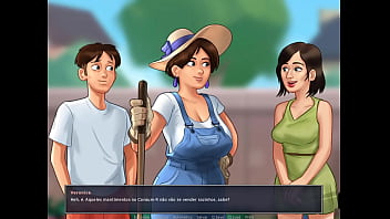 Preview 2 of Bubble Booty Baby - Summertime Saga ep 36 - Mamei nos Peit&otilde_es cheias de leitinho da Milf