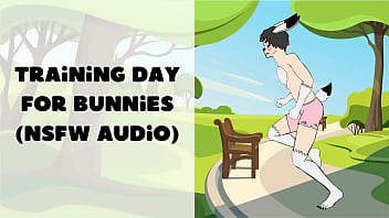 Preview 2 of Milk Fuck Sex - Training Day for Bunnies (tame NSFW VA)