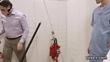 Preview 2 of Bondage Fisting Lesbian - Horny kitten is taken in anus madhouse for awkward therapy