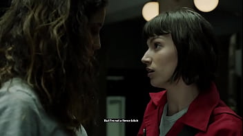 Preview 1 of Aliya Hadith - Money Heist S1 Ep8 - Kiss between Mar&iacute_a Pedraza &Uacute_rsula Corbero