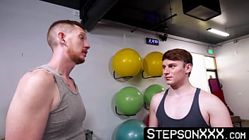 Preview 1 of Lunox Luke - StepsonXXX.com - Eric Charming &amp_ Brody Kayman - Bearded Brody Kayman trained our ass and cock during our bareback session