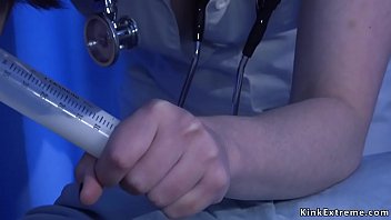 Preview 2 of Incesto Teeno Entre Mom And Son - Patient ties and gags brunette nurse