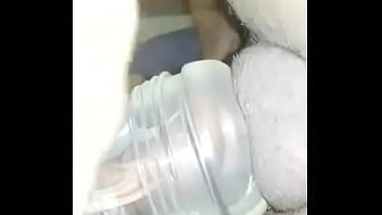 Preview 3 of Jamaica Massage - Working The Fleshlight Hot Amateur