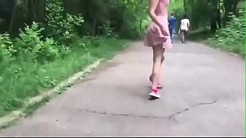 Preview 1 of Father Body Swap Daughter - outdoor sex in the park