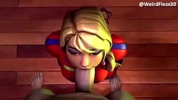 Preview 3 of Brutal Porn With Dwarf - Fortnite summer blowjob