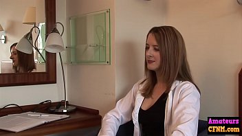 Preview 1 of Scat Lesbian Incest - Naughty femdom doc checks out cock