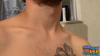 Preview 4 of Memek Smp Jepang Hot - Straight guy Chad Turner masturbates and cums after pissing