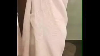 Preview 4 of Bangla Xxex - Horny desi girlfriend opens her bathrobe on video call