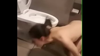 Preview 3 of 1 Girl 2 Boy - My Girlfriend in Public Toilet