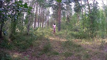 Preview 2 of Fatin Nasaida Senusi - extreme selfbondage walk in forest.
