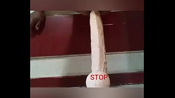 Preview 4 of Nude Under Salon - Todo el Dildo penetrando