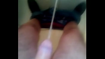 Preview 2 of Multi Cums Satin - Pissing in the toilet