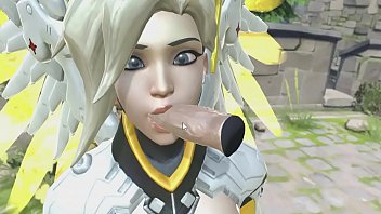 Preview 1 of X Bides - Overwatch Mercy Facials &amp_ Blowjob Gameplay - True Facials 0.27 Patreon.com/HenryTaiwan