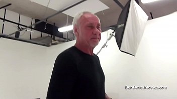 Preview 1 of Hostal Pies - Ben Dover rams his cock deep down Cathys throat