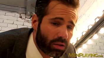 Preview 3 of Sissy Abuse Private Video - Hunk in suit and tie rimmed and fucked from behind