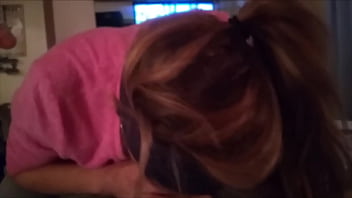 Preview 2 of Ugly Empty Tits Lesbian - Wife Blowjob Fail