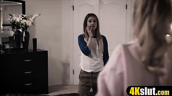 Preview 1 of All Hd Mama - Horny stepdad having a taboo rough fuck threesome