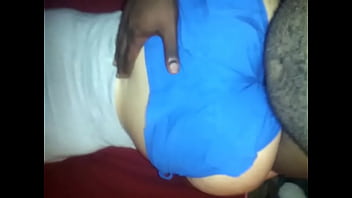 Preview 1 of Full Big Butts Woman Pron - Big Dick Willy Slides in Her Booty Shorts