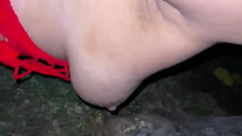 Preview 4 of Desi Poun - Fucking sancha in her front yard while husband s.